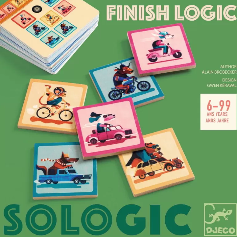 Djeco Jeux De Société<Finish Logic Jeu Sologic De 8540