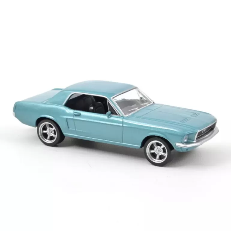 NOREV Jouets Garage, Voitures<Ford Mustang 1968 Bleue Avec Caravane Airstream 1-43