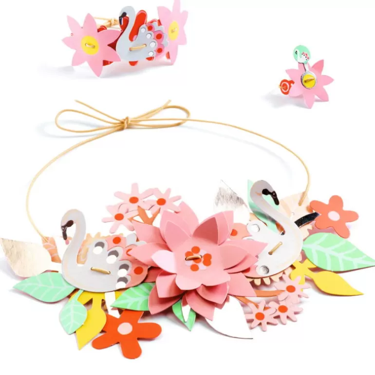 Djeco Perles, Savons, Bougies<Gaiete Coloree 4 Parures De Bijoux A Creer Diy 7957