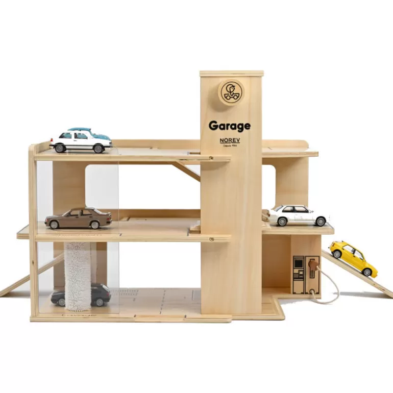 NOREV Jouets Garage, Voitures<Garage En Bois 3 Etages
