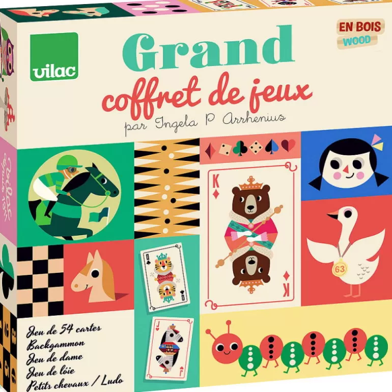 VILAC Jeux De Société<Grand Coffret De Jeux 7609 Par Ingela P. Arrhenius