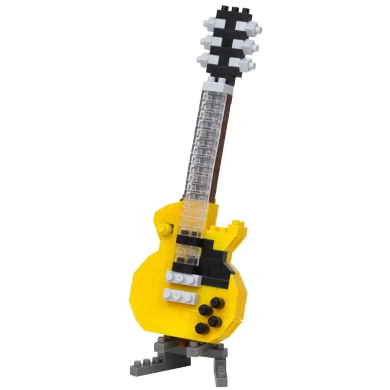 nanoblock Jeux De Construction<Guitare Electrique Jaune