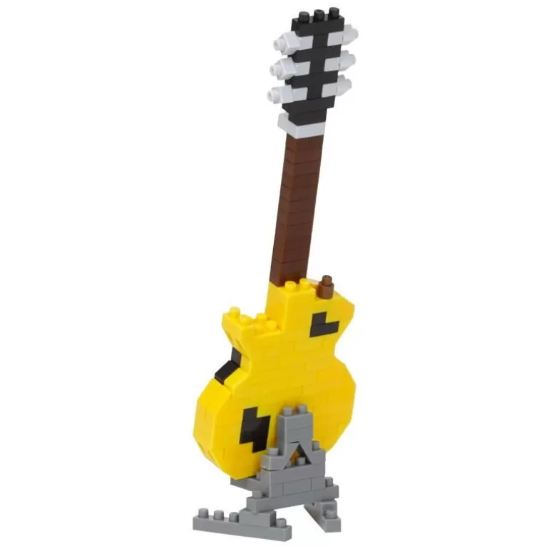 nanoblock Jeux De Construction<Guitare Electrique Jaune