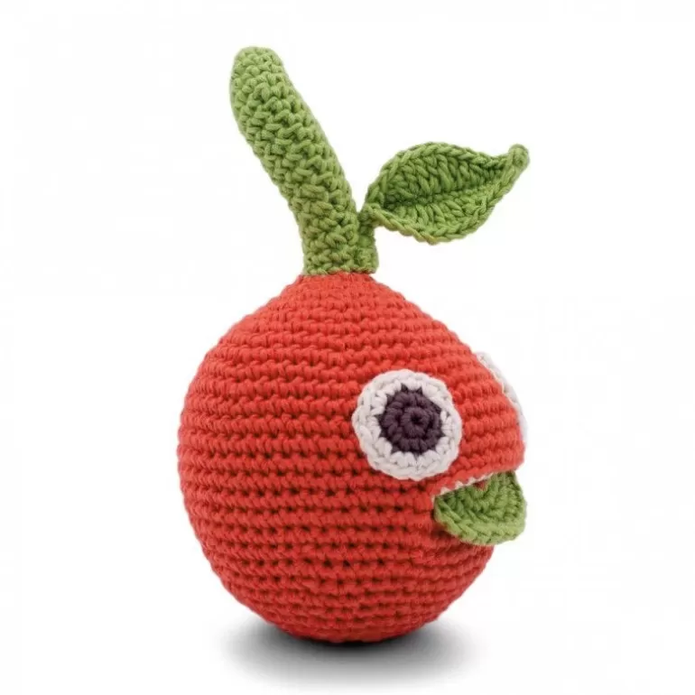 MyuM Jouets Cuisine, Dînette<Hochet Clementine En Crochet "The Veggy Toys", Coton Bio