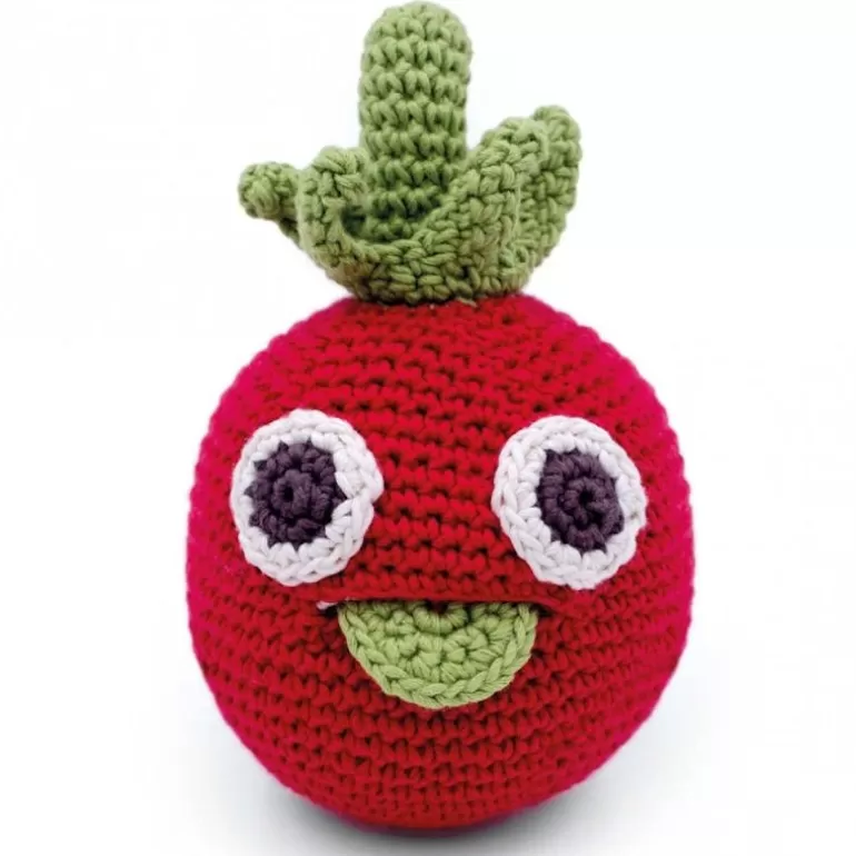 MyuM Jouets Cuisine, Dînette<Hochet Tomate En Crochet "The Veggy Toys", Coton Bio