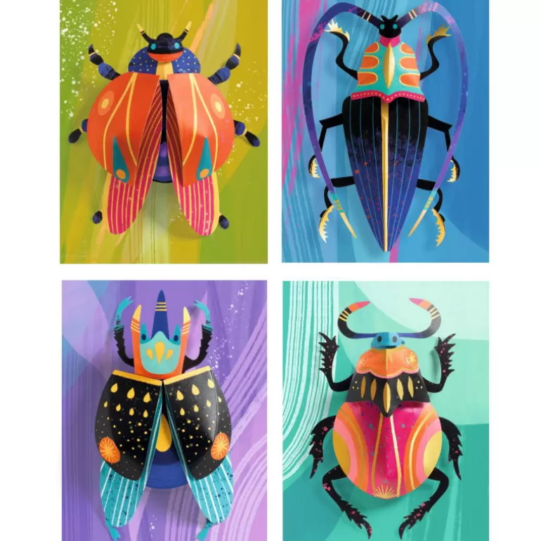 Djeco Paper Toys<Insectes En Papier "Paper Bugs" Tableaux En 3D 9449