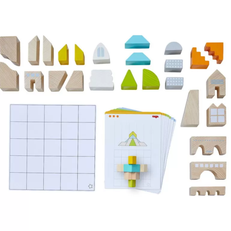 HABA Jouets Haba Fabriqués En Allemagne<Jeu D'Assemblage En Bois "Petit Architecte" 306313