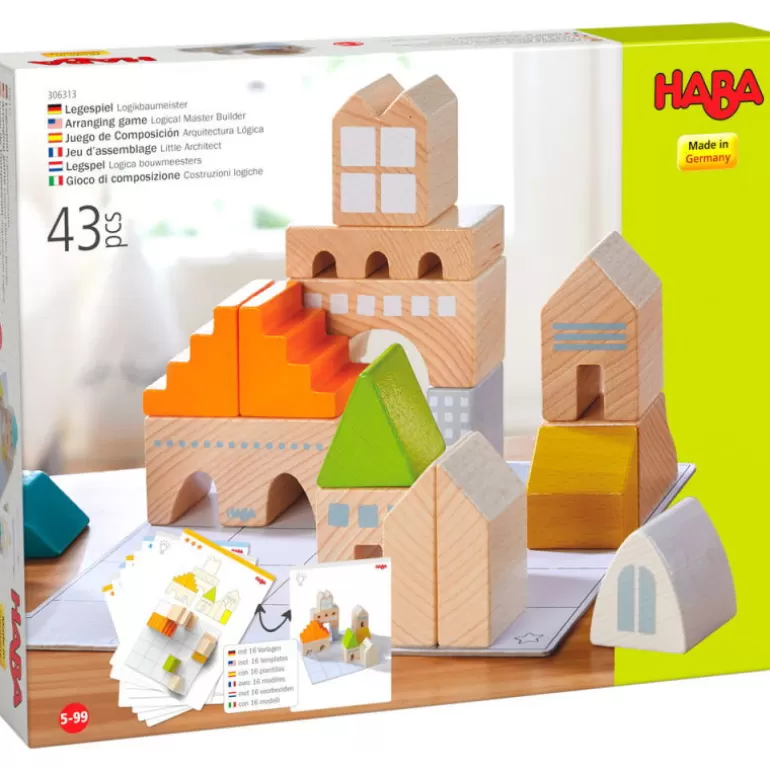 HABA Jouets Haba Fabriqués En Allemagne<Jeu D'Assemblage En Bois "Petit Architecte" 306313