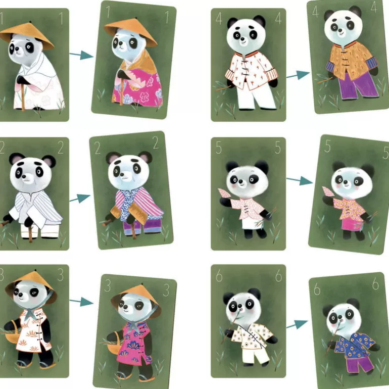Djeco Dessin, Peinture, Coloriage<Jeu De 7 Familles A Colorier "Chics Animaux" Diy 7947
