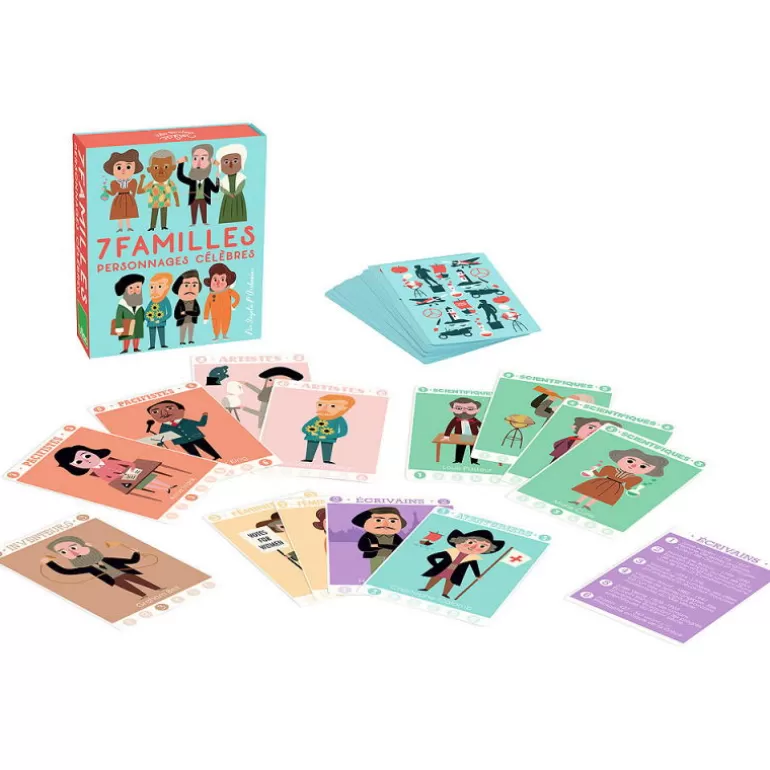 VILAC Jeux De Société<Jeu De 7 Familles "Personnages Celebres" Ingela P. Arrhenius 7616