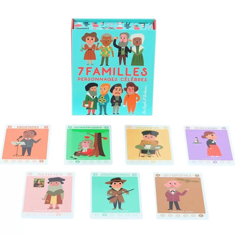 VILAC Jeux De Société<Jeu De 7 Familles "Personnages Celebres" Ingela P. Arrhenius 7616