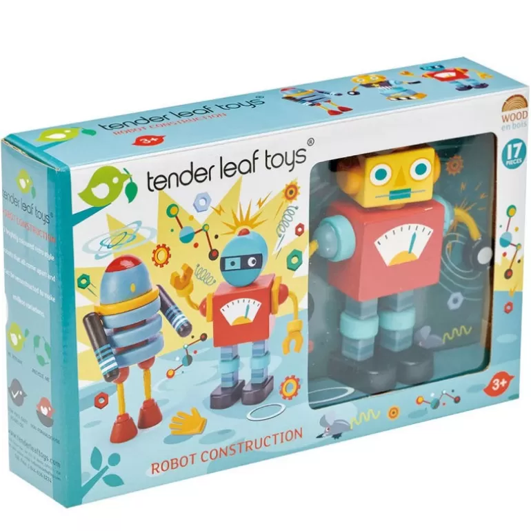 tender leaf toys Jeux De Construction<Jeu De Construction De Robots En Bois,