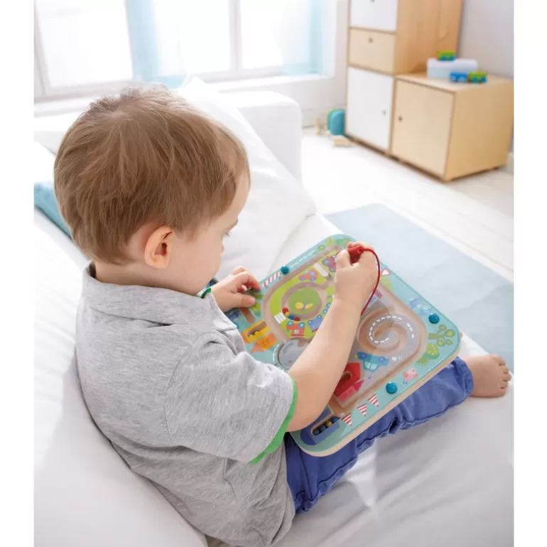 HABA Jeux De Société<Jeu De Labyrinthe A Billes Magnetique "La Ville" 301056