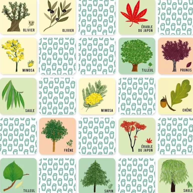 PIROUETTE Cacahouète Jeux Pirouette Cacahouète<Jeu De Memory 'L'Arbre Et Sa Feuille'