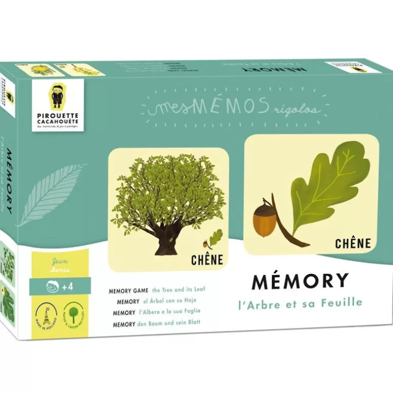 PIROUETTE Cacahouète Jeux Pirouette Cacahouète<Jeu De Memory 'L'Arbre Et Sa Feuille'