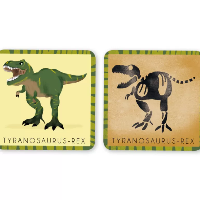 PIROUETTE Cacahouète Jeux Pirouette Cacahouète<Jeu De Memory 'Le Dinosaure Et Son Squelette'