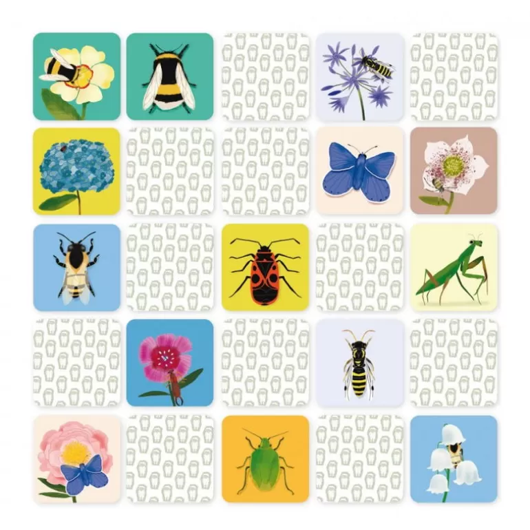 PIROUETTE Cacahouète Jeux Pirouette Cacahouète<Jeu De Memory 'L'Insecte Et Sa Fleur'