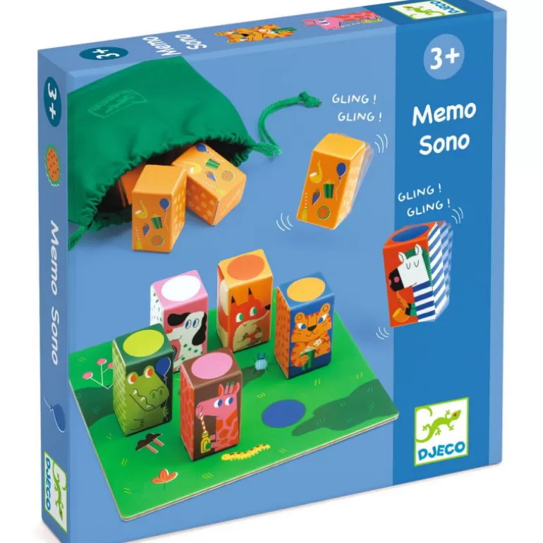 Djeco Jeux De Société<Jeu De Memory Sonore "Memo Sono" Jeu Educatif 8260