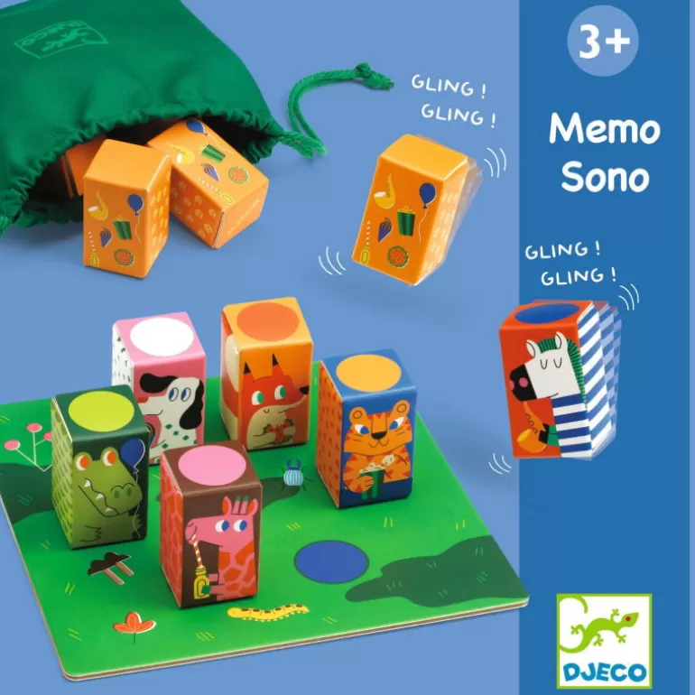 Djeco Jeux De Société<Jeu De Memory Sonore "Memo Sono" Jeu Educatif 8260