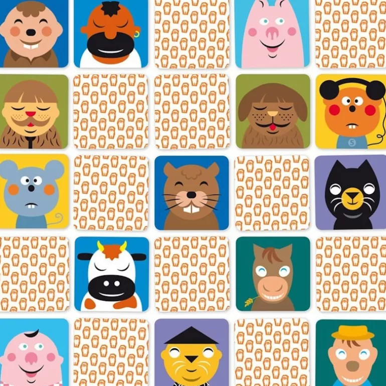 PIROUETTE Cacahouète Jeux Pirouette Cacahouète<Jeu De Memory 'Tel Maitre, Tel Animal'