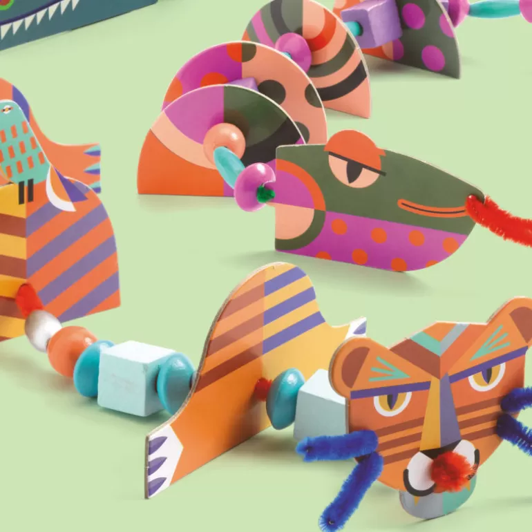 Djeco Perles, Savons, Bougies<Jeu D'Enfilage Pour Creer Des Animaux "Mes Animaux A Moi" 8978