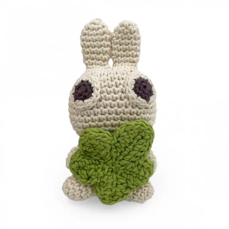 MyuM Jouets D'éveil En Tissu<Kit Lapinou Hochets Pour Bebe En Crochet En Coton Bio The Veggy Toys