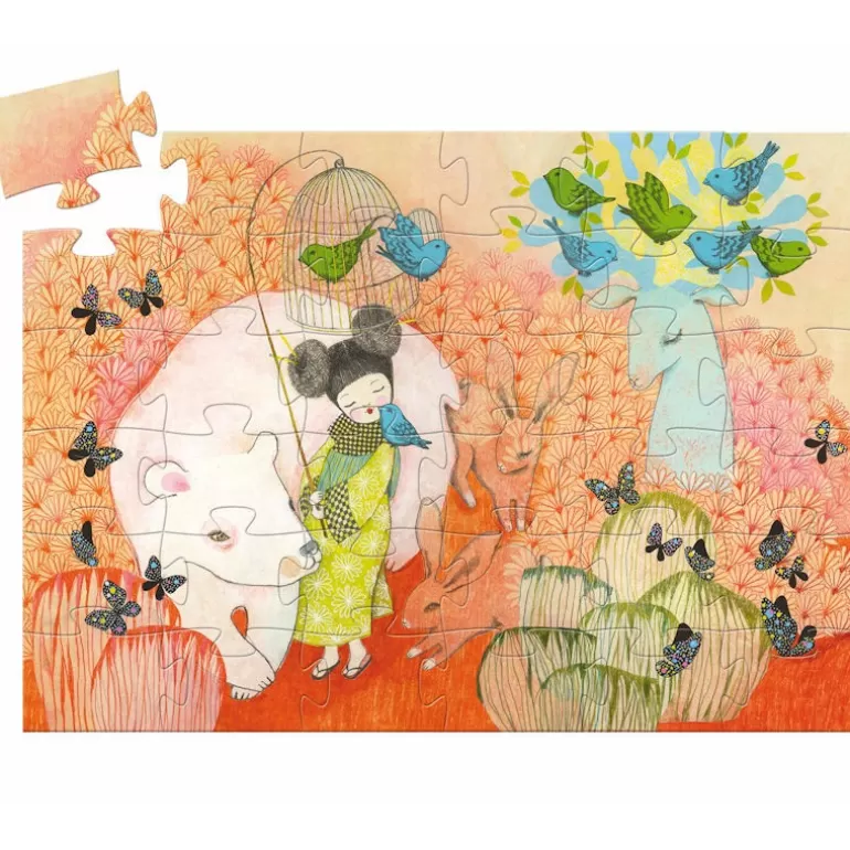 Djeco Puzzle Djeco<Kokeishi, Puzzle 36 Pcs Silhouette 7236