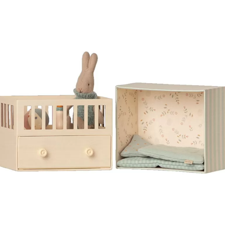 Maileg Maison De Poupee En Bois<La Chambre De Bebe Lapin