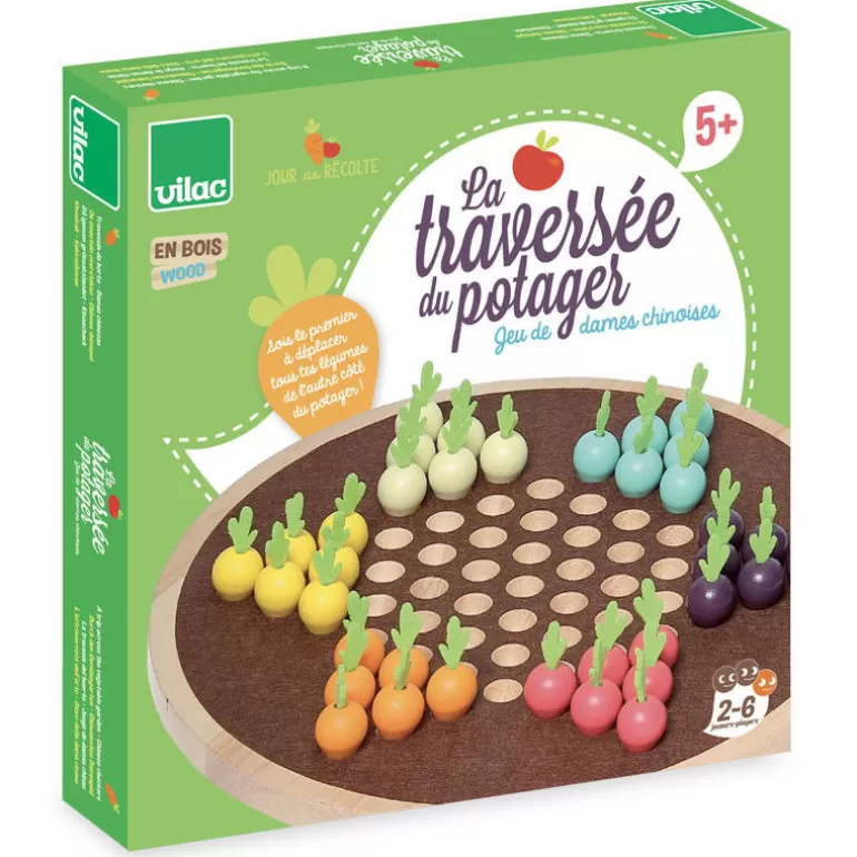 VILAC Jeux De Société<La Traversee Du Potager 'Jour De Recolte' Jeu En Bois 2165