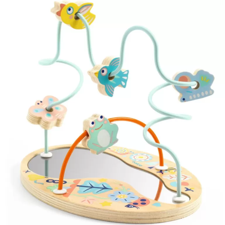 Djeco Jouets D'éveil, Hochets<Labyrinthe A Perles En Bois Babyloopi 6141