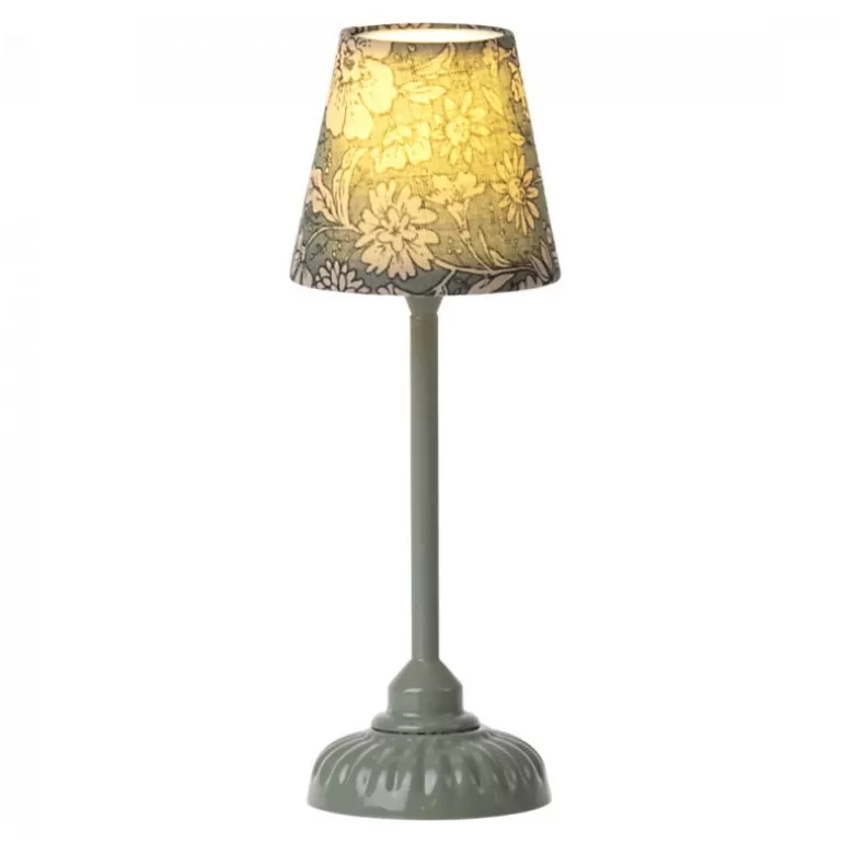 Maileg Maison De Poupee En Bois<Lampe Sur Pied Vintage Vert Menthe Pour Maison De Poupee
