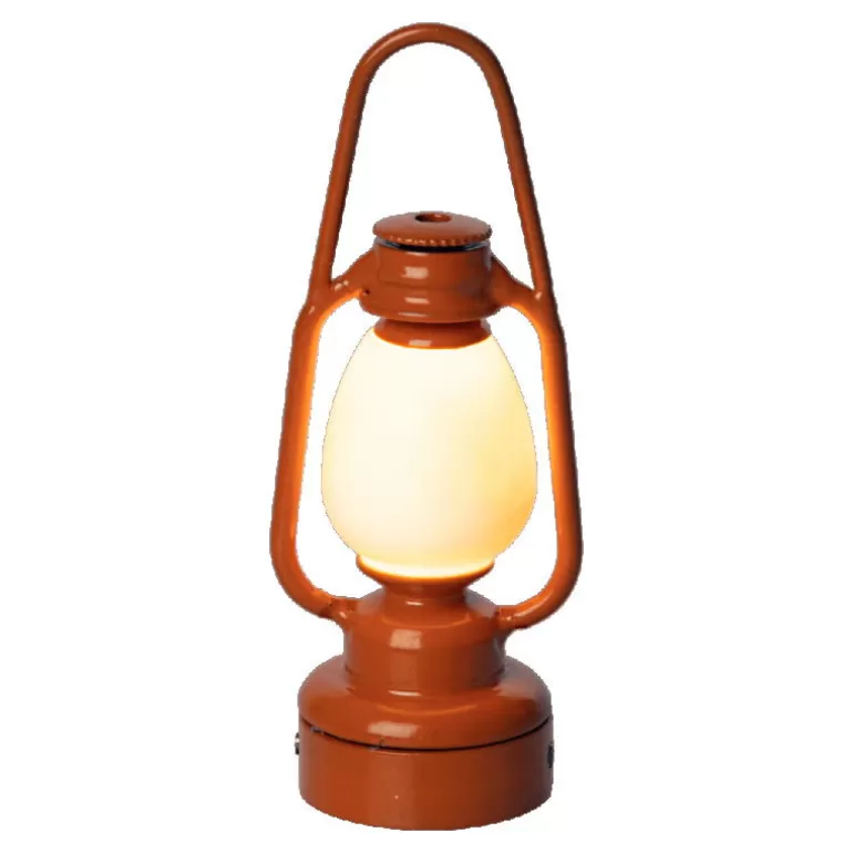Maileg Maison De Poupee En Bois<Lanterne Vintage En Metal Orange Pour Souris