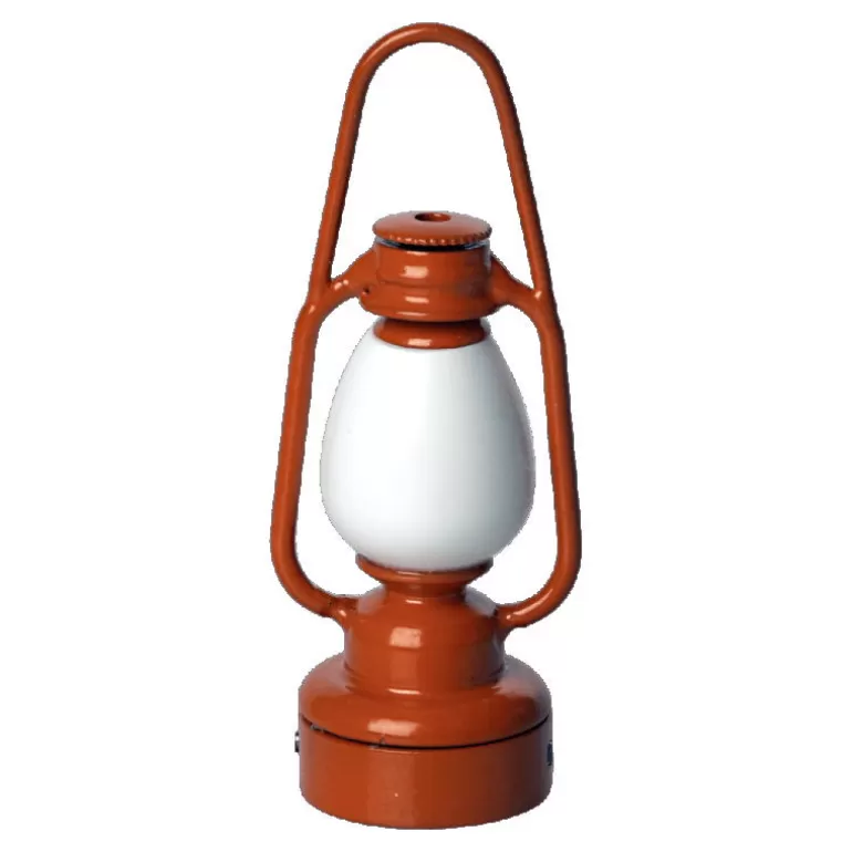 Maileg Maison De Poupee En Bois<Lanterne Vintage En Metal Orange Pour Souris