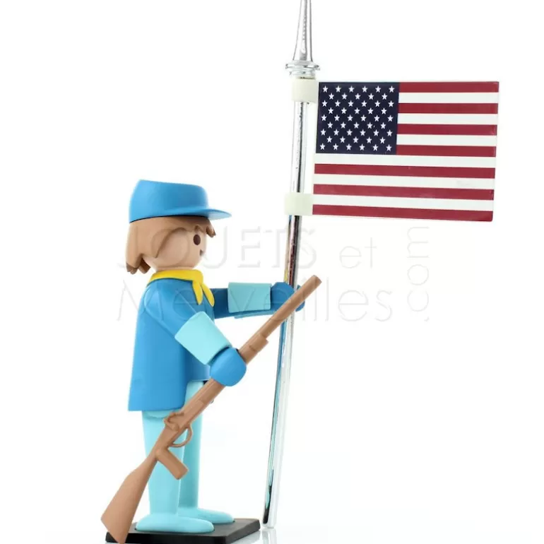 PLASTOY Déco Design<Le Cavalier Americain Playmobil Collectoys De