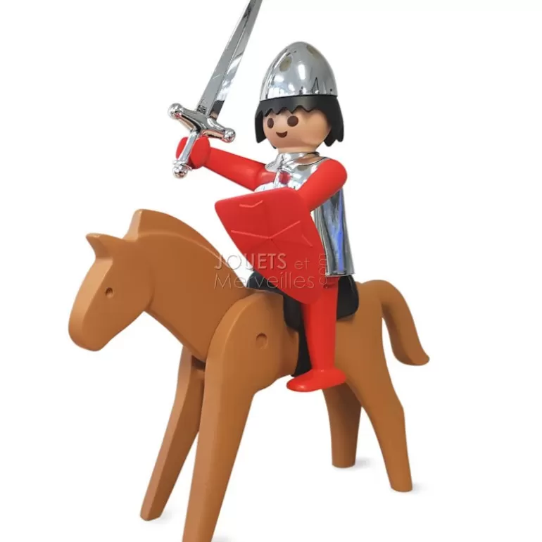 PLASTOY Déco Design<Le Chevalier Et Son Cheval Playmobil Collectoys