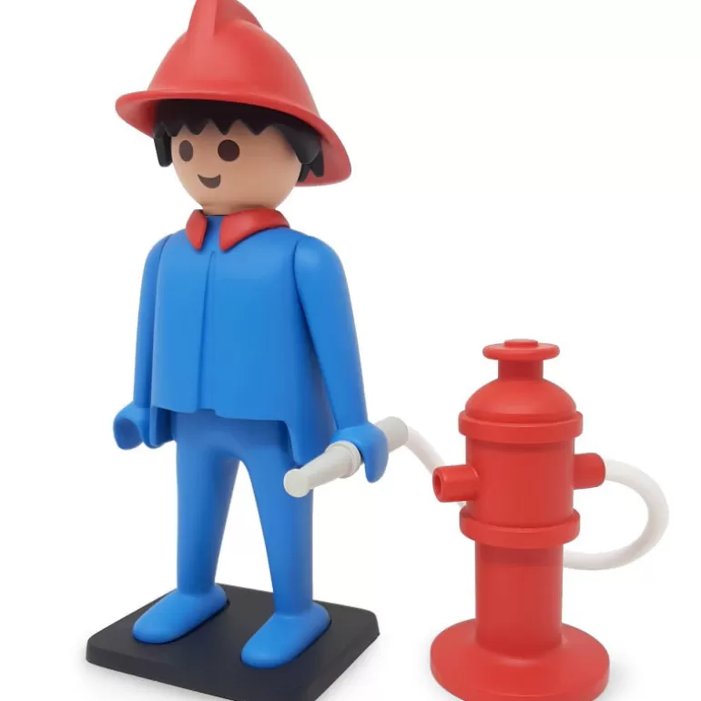 PLASTOY Déco Design<Le Pompier Playmobil Collectoys De