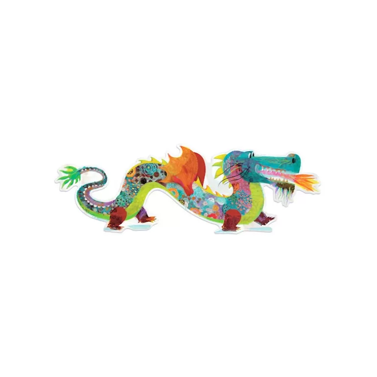 Djeco Puzzle Djeco<Leon Le Dragon, Puzzle Geant 58 Pcs 7170