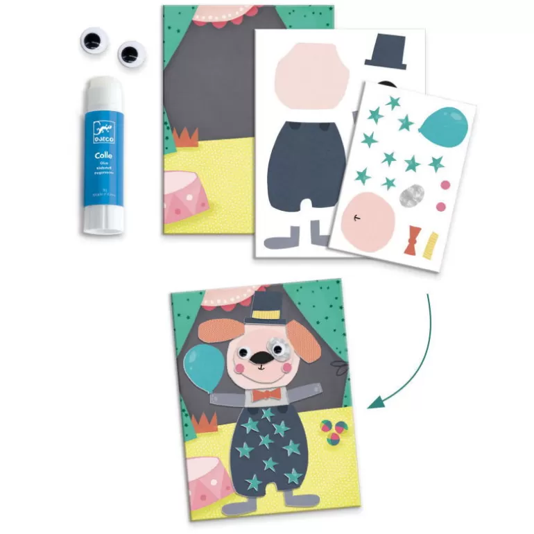 Djeco Paper Toys<Les Animaux Et Leur Maison, Coffret D'Activites Creatives Pour Enfant 9293