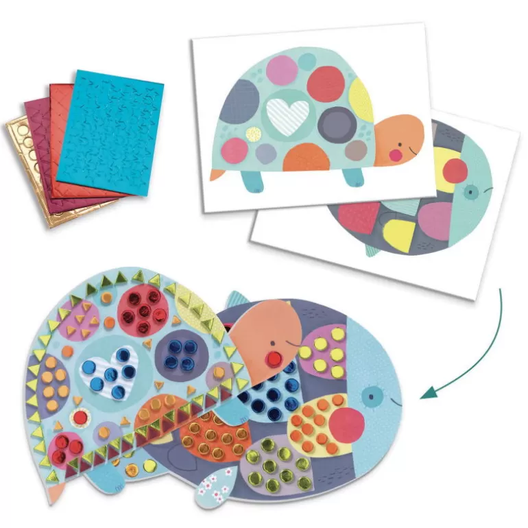 Djeco Paper Toys<Les Animaux Et Leur Maison, Coffret D'Activites Creatives Pour Enfant 9293