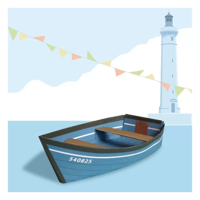 Sophie et Martin Jeux Loisirs Créatifs Fabriqués En France<Les Barques De France, Maquettes En Papier ''