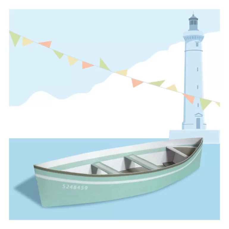 Sophie et Martin Jeux Loisirs Créatifs Fabriqués En France<Les Barques De France, Maquettes En Papier ''