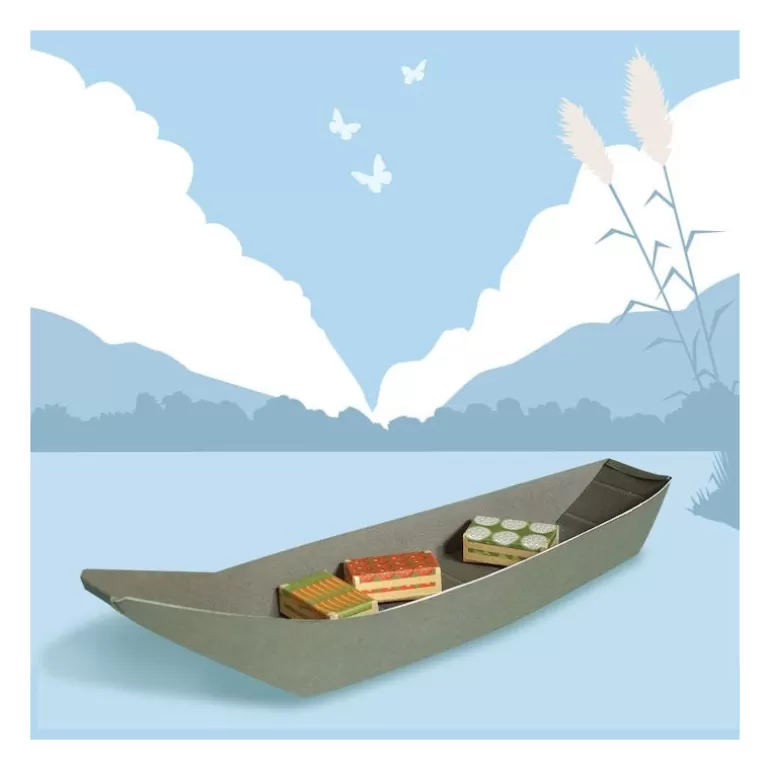 Sophie et Martin Jeux Loisirs Créatifs Fabriqués En France<Les Barques De France, Maquettes En Papier ''
