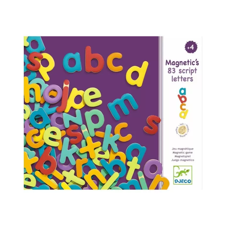 Djeco Jeux De Société<Lettres Minuscules Magnetiques En Bois 3102