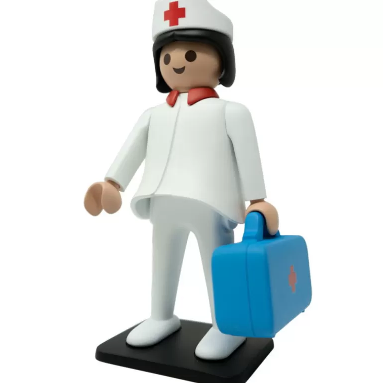 PLASTOY Déco Design<L'Infirmiere Playmobil Collectoys De