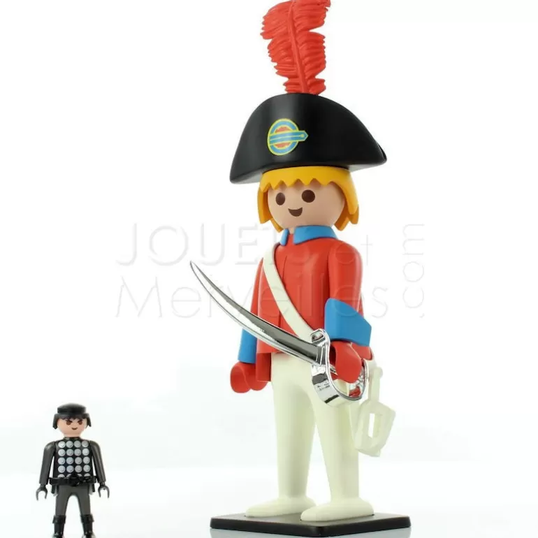 PLASTOY Déco Design<L'Officier De La Garde Playmobil Collectoys De