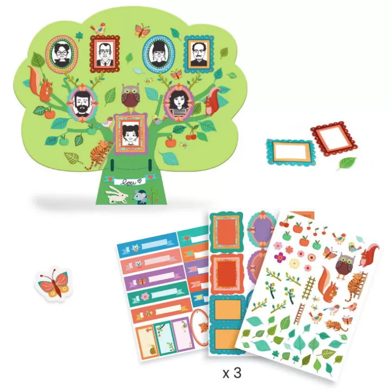 Djeco Bricolage Enfant<Ma Famille L'Arbre Genealogique De Ma Famille" A Creer Diy 7914