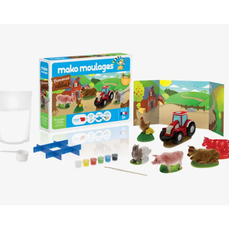 Mako moulages Mako Moulages Figurines Et Déco< Animaux De La Ferme, Coffret 6 Moules 39011