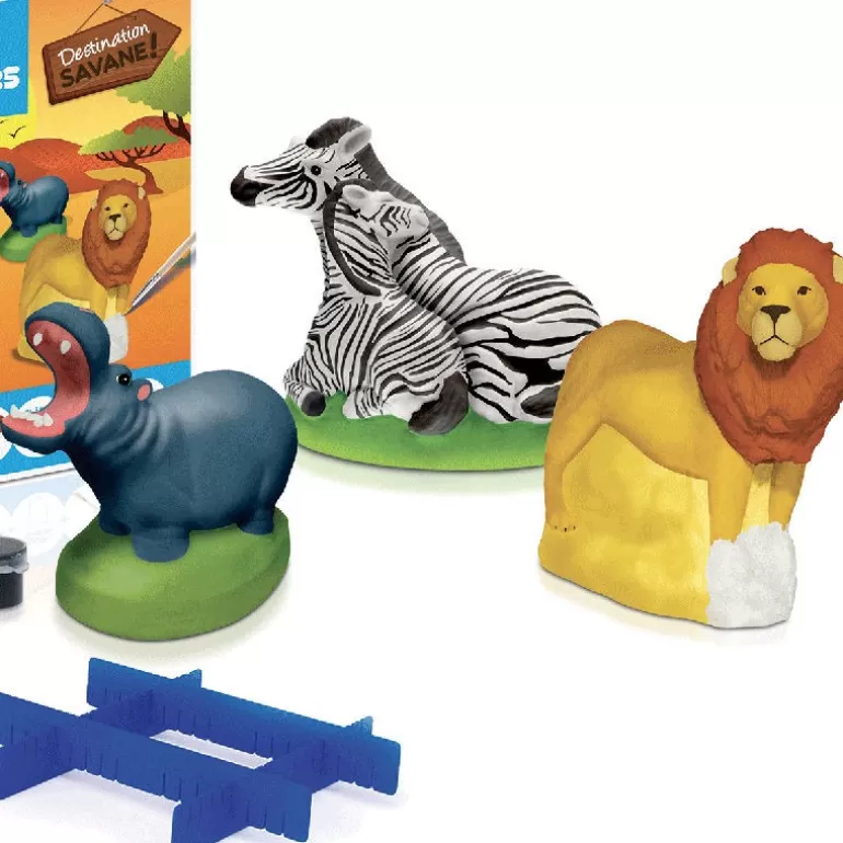 Mako moulages Mako Moulages Figurines Et Déco< Animaux De La Savane, Coffret 3 Moules 39059