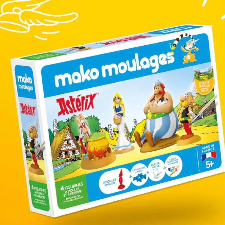 Mako moulages Mako Moulages Figurines Et Déco< "Asterix" Coffret 4 Moules 39089