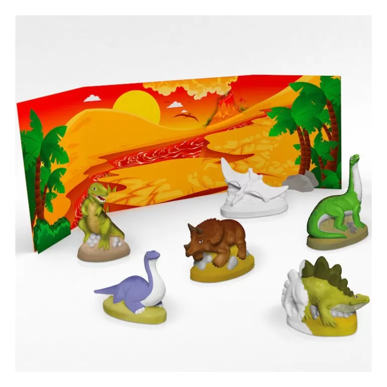 Mako moulages Mako Moulages Figurines Et Déco< Le Monde Des Dinosaures, Coffret 6 Moules 39018
